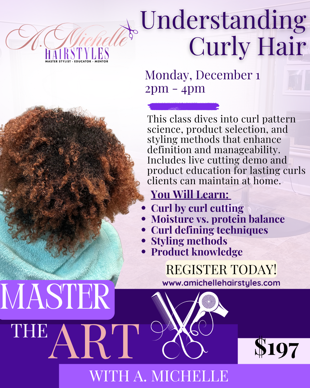 Understanding Curly Hair Monday December 1st