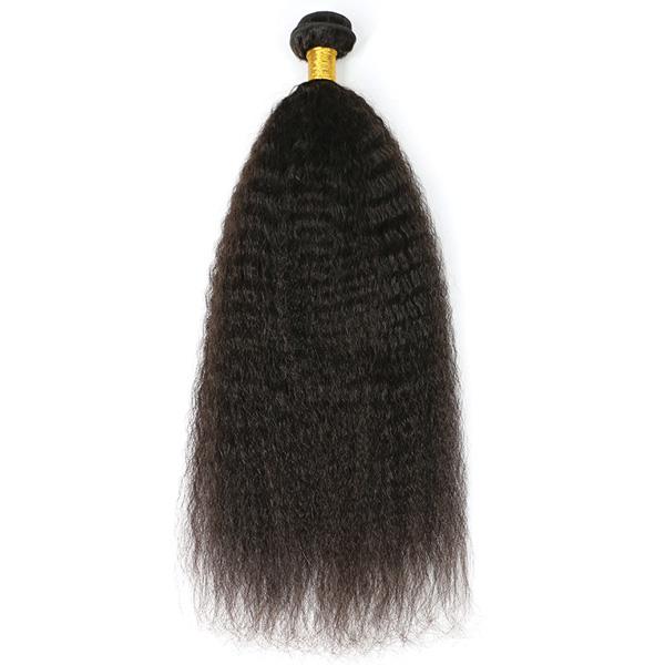 kinky straight hair extension bundle
