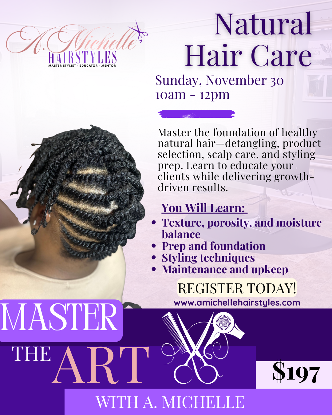 Natural Hair Care Sunday November 30th